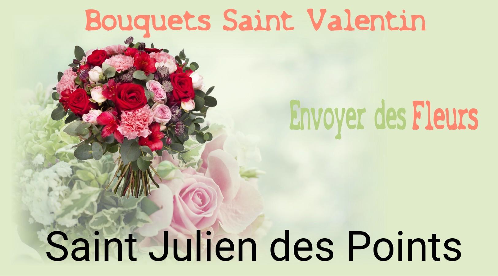 Roses de Saint-Valentin livrées à Saint-Julien-des-Points